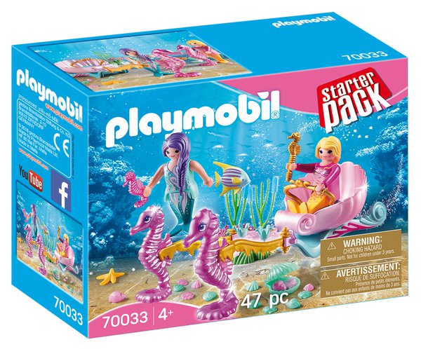 Playmobil 70033 Kočár s mořskými koníky