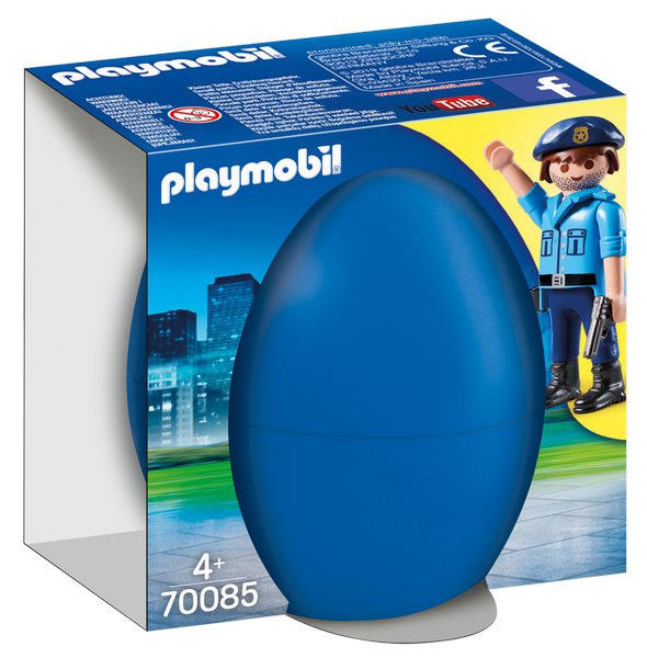 Playmobil 70085 Vajíčko Policista se psem