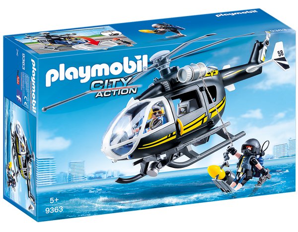 Playmobil 9363 Vrtulník speciální jednotky