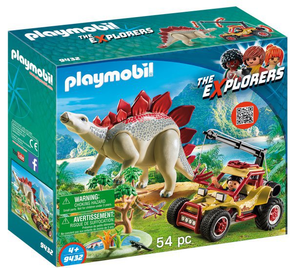 Playmobil 9432 Výzkumné auto se stegosaurem